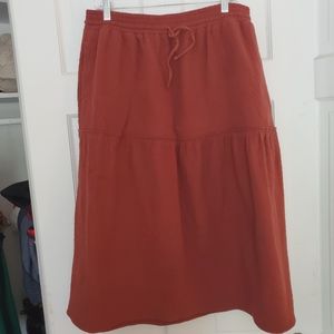 Madewell Jacquard Quilted skirt large